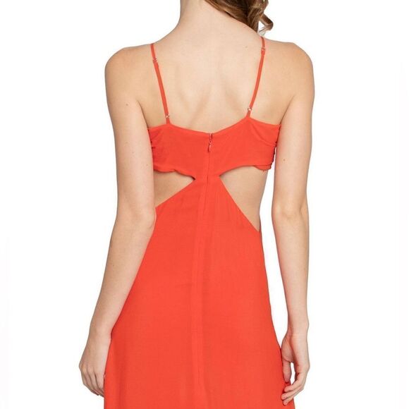 NWOT Nicole Miller Collection Cut Out Maxi Dress L - Picture 2 of 12